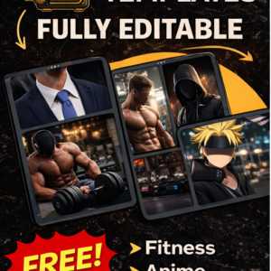 Male Fitness Reels: 600+ Digital Bundle — MRR | PLR
