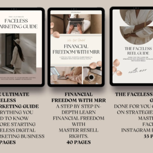 22 Faceless Digital Marketing Products – DFY Bundle with MRR