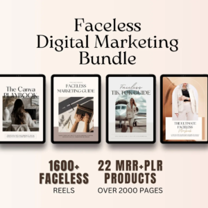 22 Faceless Digital Marketing Products – DFY Bundle with MRR