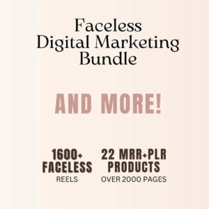 22 Faceless Digital Marketing Products – DFY Bundle with MRR