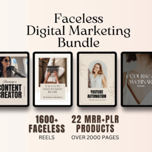 22 Faceless Digital Marketing Products – DFY Bundle with MRR