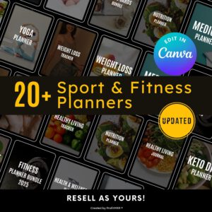 Fitness Planners PLR MRR Bundle Resell Rights