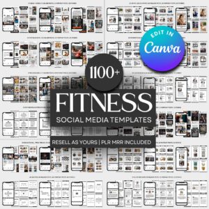 Ultimate 1100+ Fitness & Gym Bundle | PLR & MRR Rights