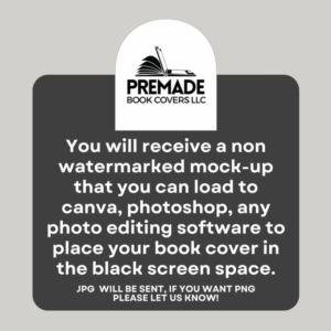 Mystery eBook Mockup, Thriller eBook Cover