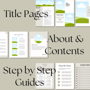 How to Create e-Book,150 EBook Template Canva