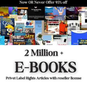 2 Million+ Ebooks + 2 Million PLR Articles