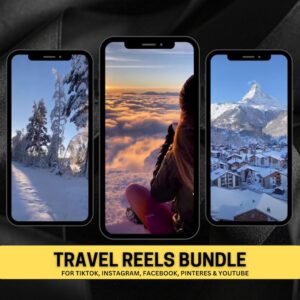 600+ Faceless Travel Reels Bundle | Viral Travel Content Pack for TikTok, Instagram Reels & YouTube Shorts | MRR Digital Download