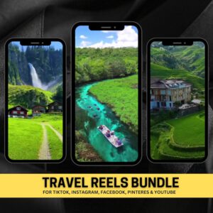 600+ Faceless Travel Reels Bundle | Viral Travel Content Pack for TikTok, Instagram Reels & YouTube Shorts | MRR Digital Download