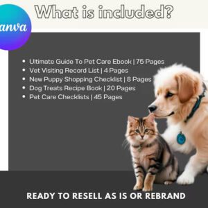 Pet Care Planner Bundle | PLR MRR