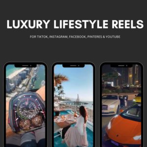 600+ Viral Luxury Lifestyle Reels Bundle | Cars, Yachts, Private Jets & Millionaire Content Pack