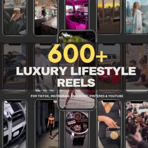 600+ Viral Luxury Lifestyle Reels Bundle | Cars, Yachts, Private Jets & Millionaire Content Pack